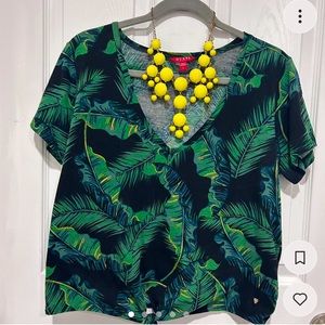 Guess-Palm Patterned Tropical Shirt (worn twice) Like New